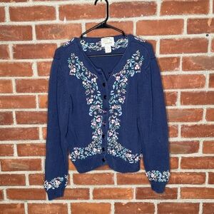 Vintage grandma core cardigan